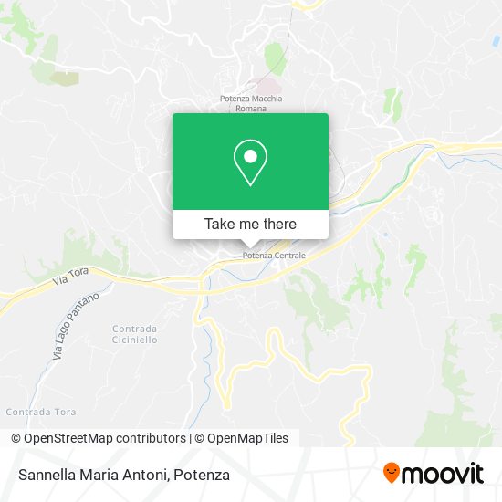 Sannella Maria Antoni map