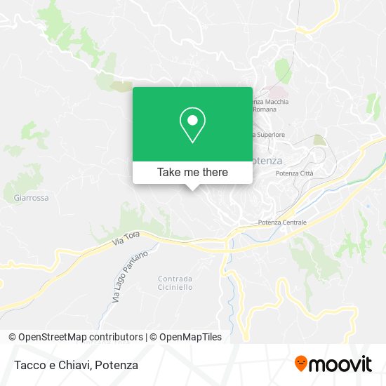 Tacco e Chiavi map