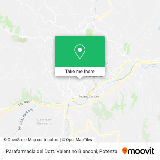 Parafarmacia del Dott. Valentino Bianconi map