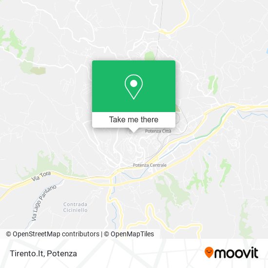 Tirento.It map