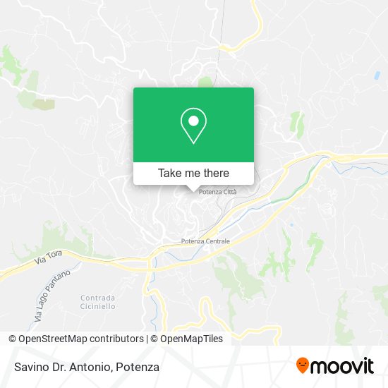 Savino Dr. Antonio map