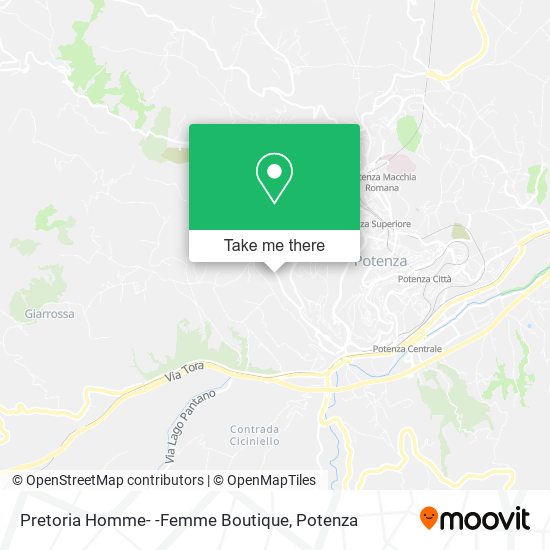 Pretoria Homme- -Femme Boutique map