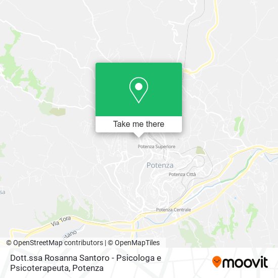 Dott.ssa Rosanna Santoro - Psicologa e Psicoterapeuta map