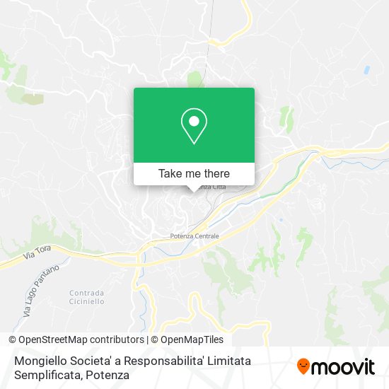 Mongiello Societa' a Responsabilita' Limitata Semplificata map
