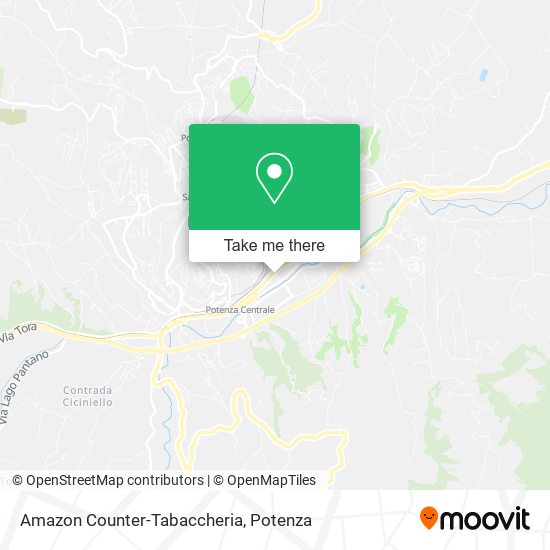 Amazon Counter-Tabaccheria map