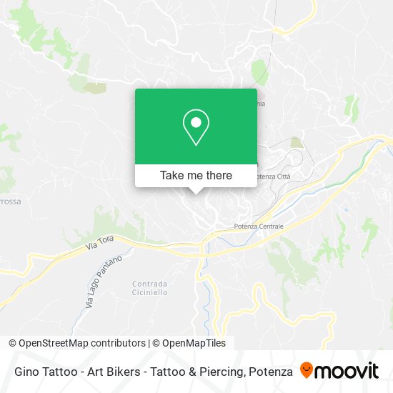 Gino Tattoo - Art Bikers - Tattoo & Piercing map