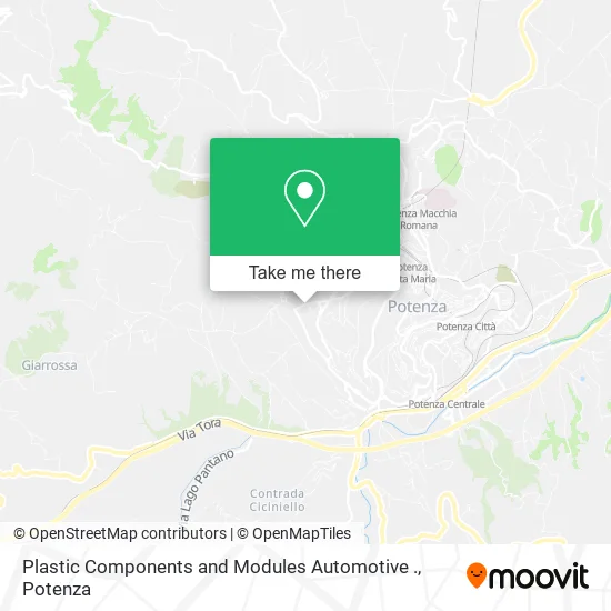 Plastic Components and Modules Automotive map