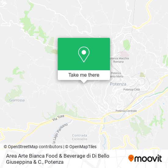 Area Arte Bianca Food & Beverage di Di Bello Giuseppina & C. map