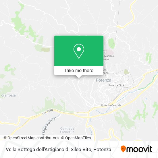 Vs la Bottega dell'Artigiano di Sileo Vito map