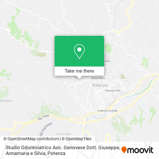Studio Odontoiatrico Aoc. Genovese Dott. Giuseppe, Annamaria e Silvia map