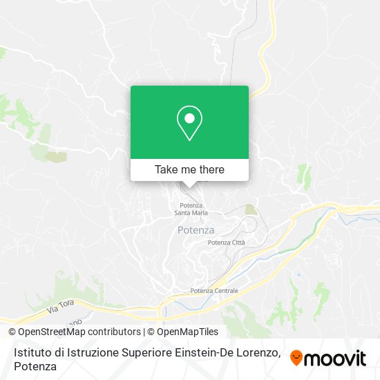 Istituto di Istruzione Superiore Einstein-De Lorenzo map