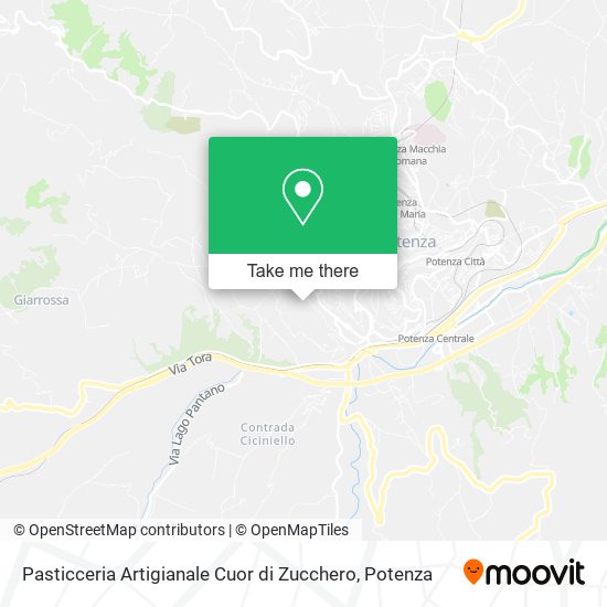 Pasticceria Artigianale Cuor di Zucchero map