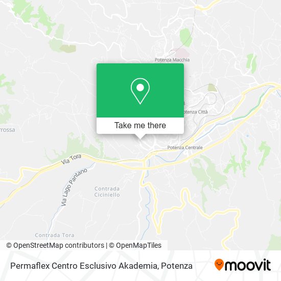 Permaflex Centro Esclusivo Akademia map