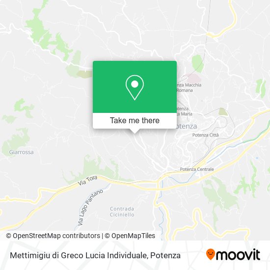 Mettimigiu di Greco Lucia Individuale map