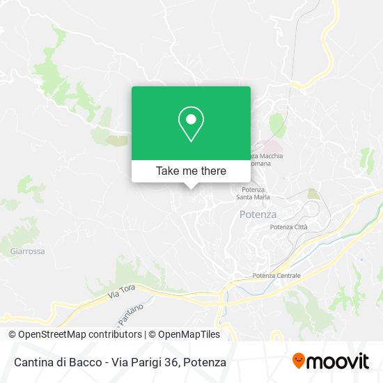 Cantina di Bacco - Via Parigi 36 map