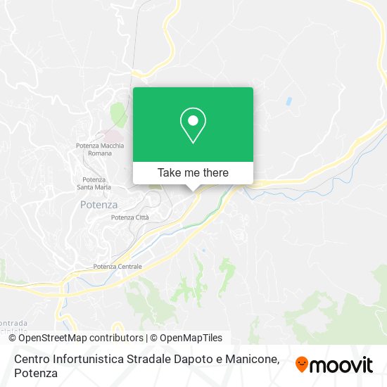 Centro Infortunistica Stradale Dapoto e Manicone map