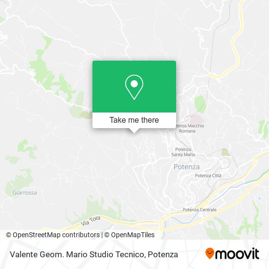 Valente Geom. Mario Studio Tecnico map