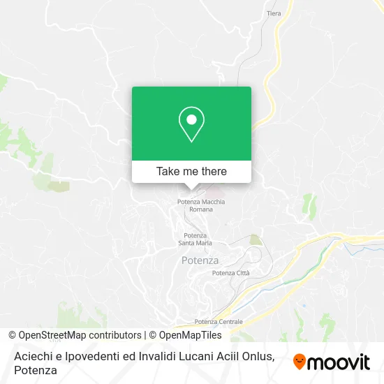 Aciechi e Ipovedenti ed Invalidi Lucani Aciil Onlus map