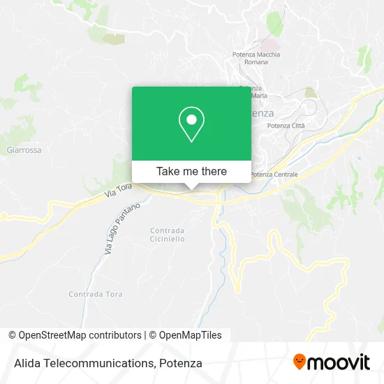 Alida Telecommunications map