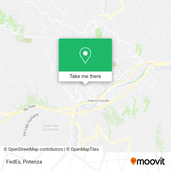 FedEx map