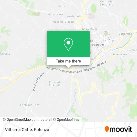 Vithema Caffe map