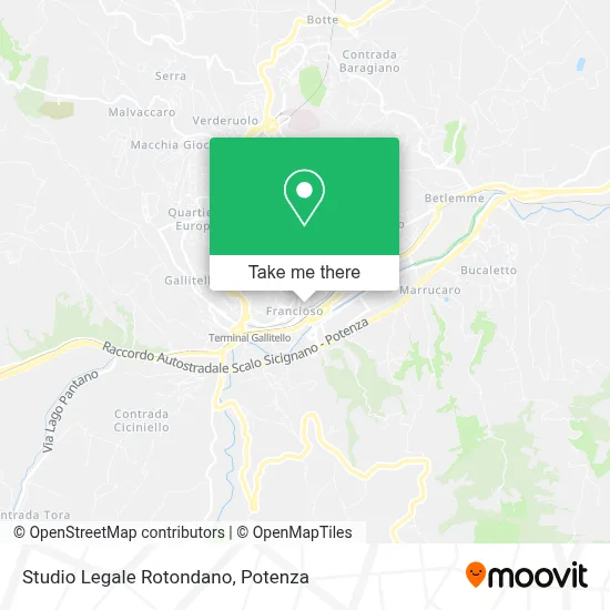 Studio Legale Rotondano map