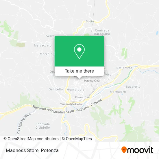 Madness Store map