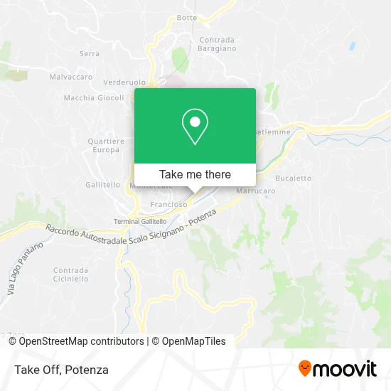 Take Off map