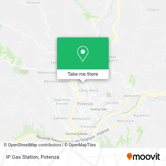IP Gas Station map