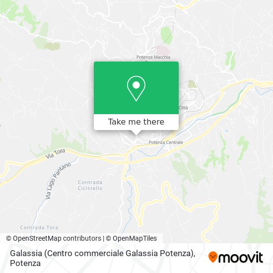Galassia (Centro commerciale Galassia Potenza) map