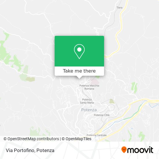 Via Portofino map