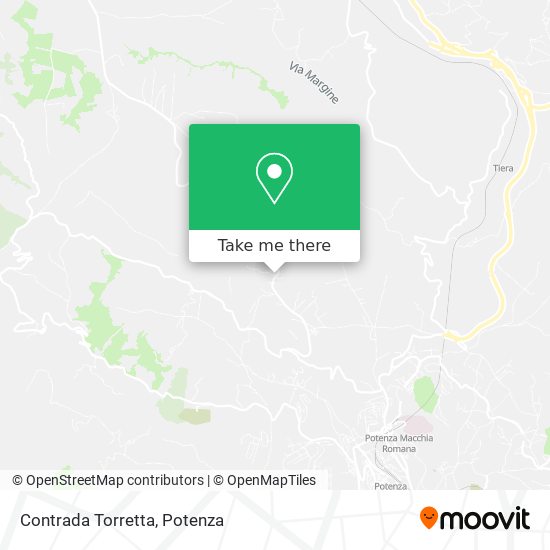 Contrada Torretta map