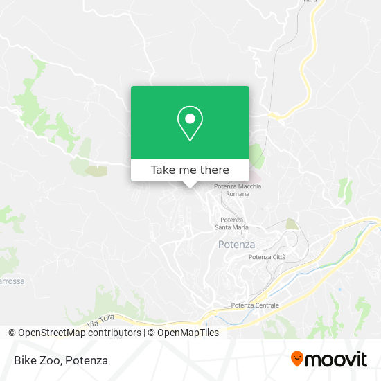 Bike Zoo map