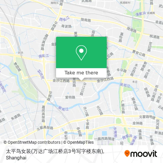 太平鸟女装(万达广场江桥店3号写字楼东南) map
