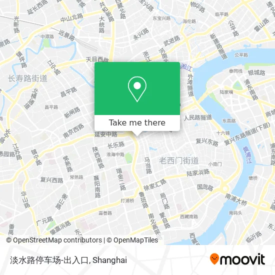 淡水路停车场-出入口 map