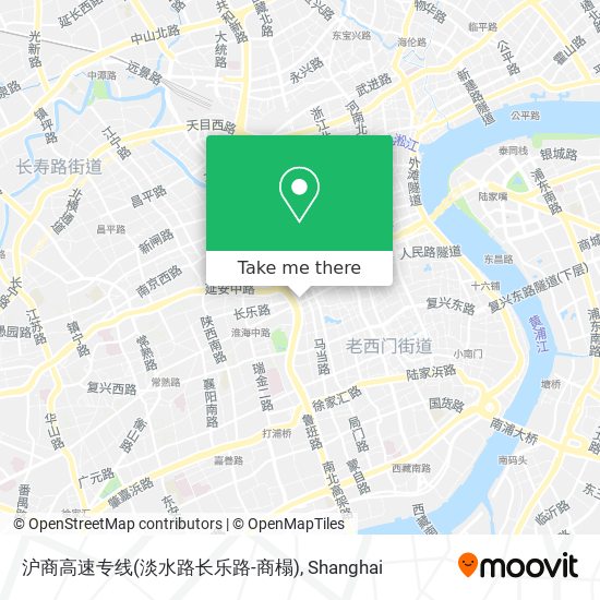 沪商高速专线(淡水路长乐路-商榻) map