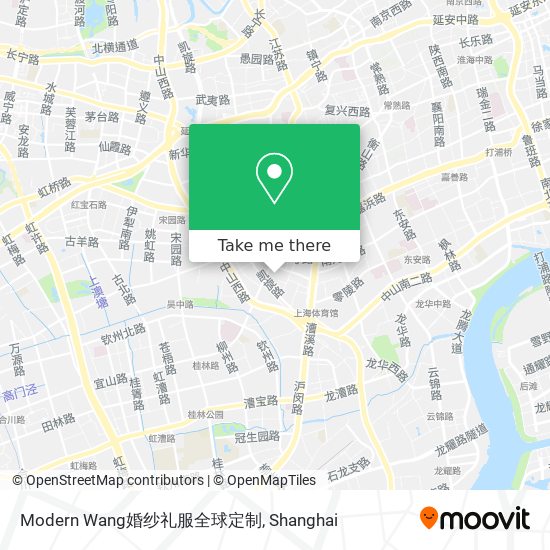 Modern Wang婚纱礼服全球定制 map