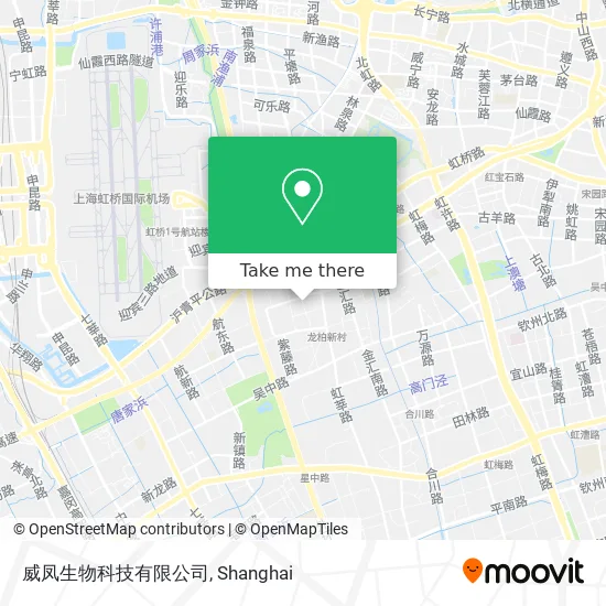 威凤生物科技有限公司 map