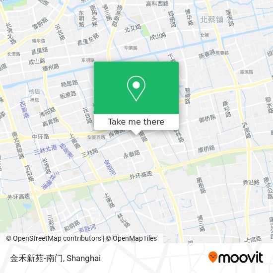 金禾新苑-南门 map