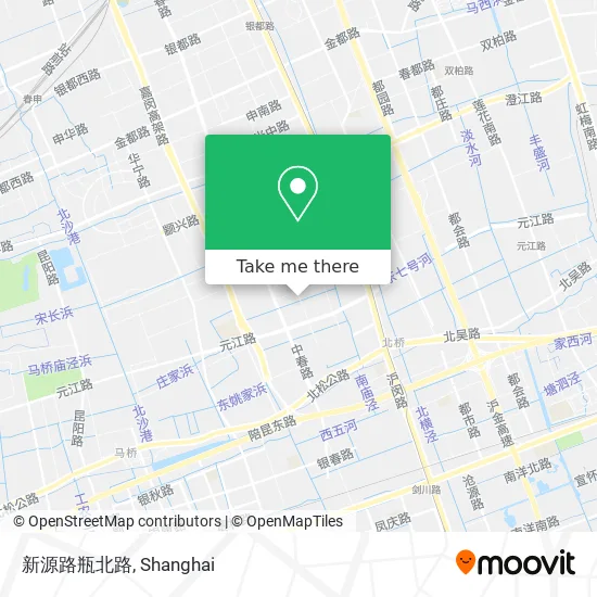 新源路瓶北路 map