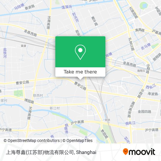 上海尊鑫(江苏部)物流有限公司 map