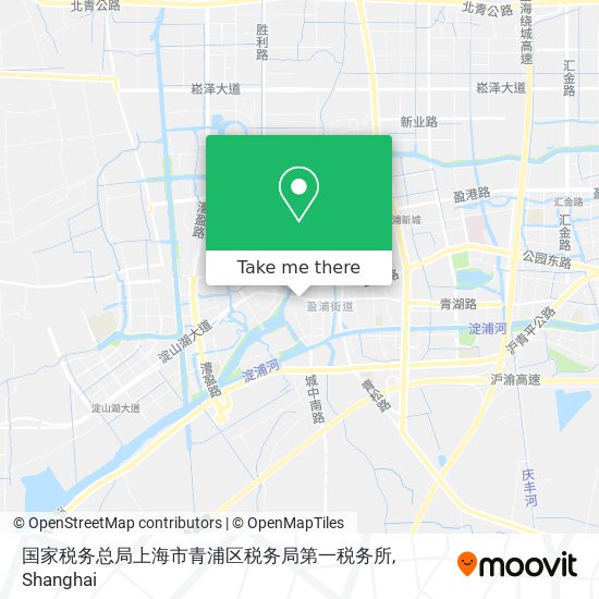 国家税务总局上海市青浦区税务局第一税务所 map