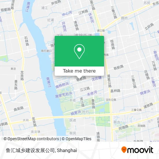 鲁汇城乡建设发展公司 map
