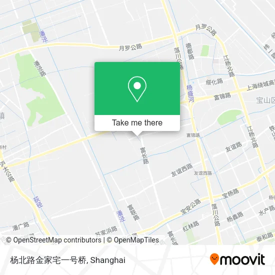 杨北路金家宅一号桥 map