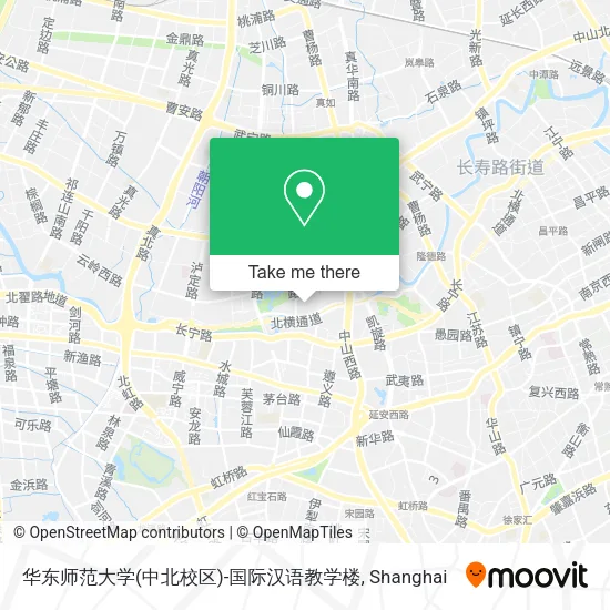 华东师范大学(中北校区)-国际汉语教学楼 map