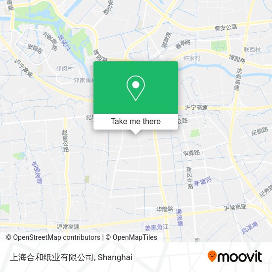 上海合和纸业有限公司 map