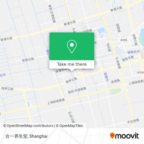 合一养生堂 map