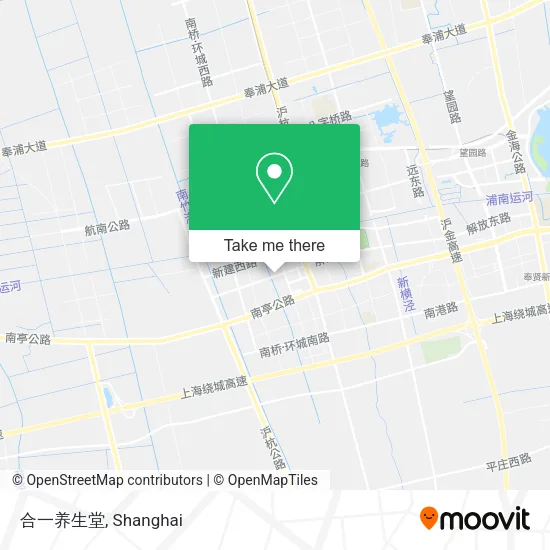 合一养生堂 map