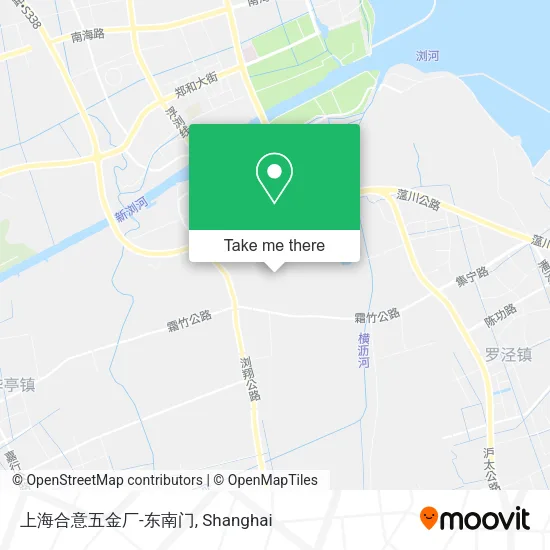上海合意五金厂-东南门 map