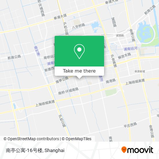 南亭公寓-16号楼 map